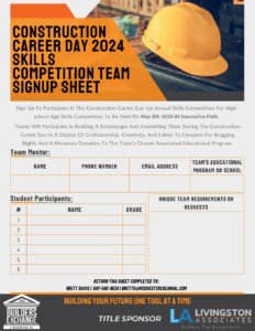 Construction Career Day 2024 Flyer - Robex